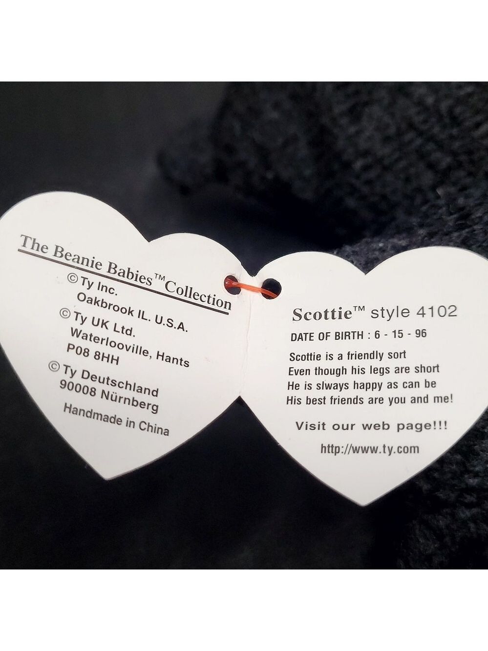 TY Beanie Babies Scottie The Dog - Picture 11 of 11